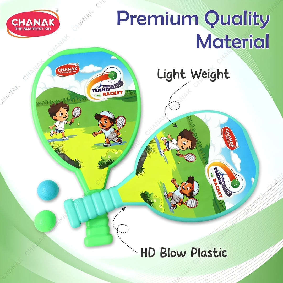 Chanak Tennis Racket Set - Blue and Green Key Feature_4