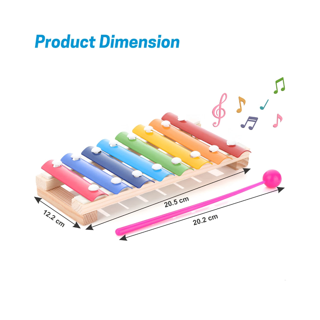 Chanak The Little Hand Knock Wooden Xylophone Dimension_8