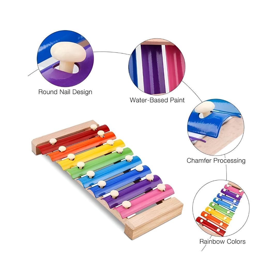 Chanak The Little Hand Knock Wooden Xylophone Key Feature_10
