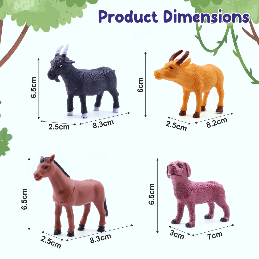 Chanak Wild and Farm Animal Set Dimension_3