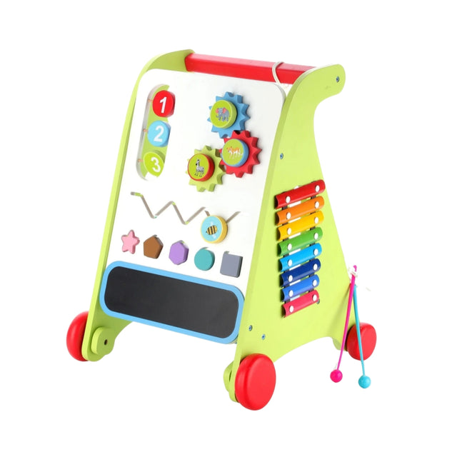 Chanak Wooden Activity Baby Walker Front View_1