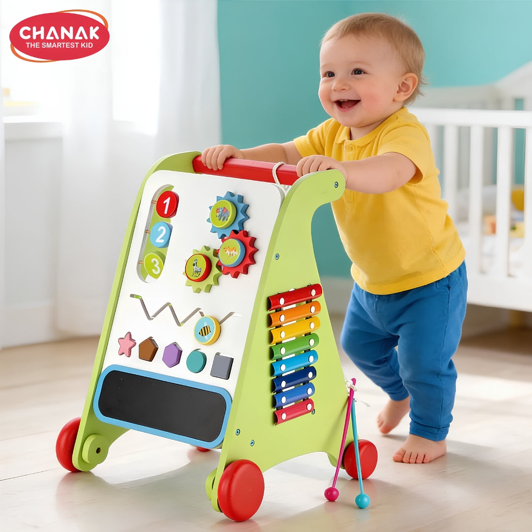 Chanak Wooden Activity Baby Walker Key Feature_6