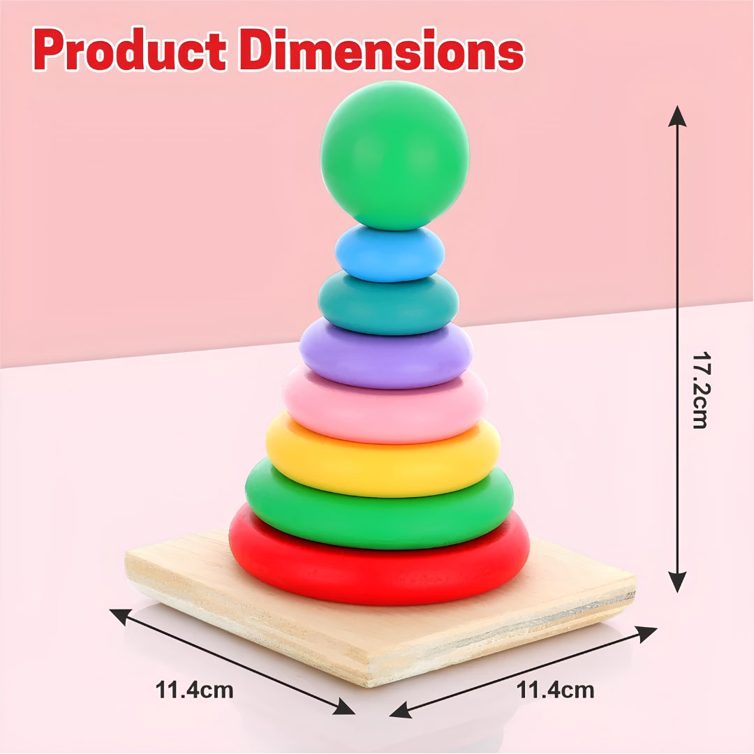 Chanak Wooden Stacking Rings  Dimension_4