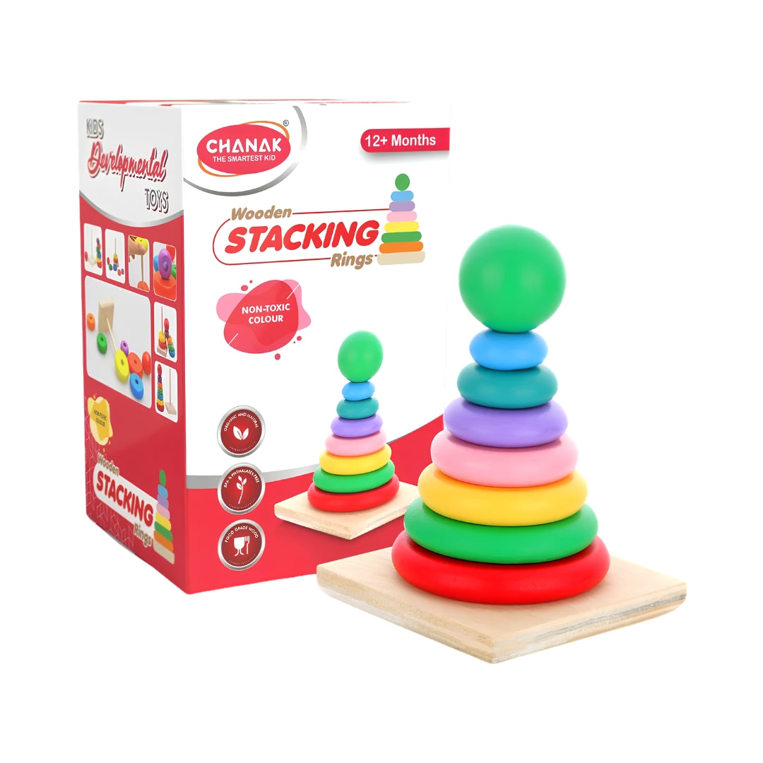 Chanak Wooden Stacking Rings  Front Image_1