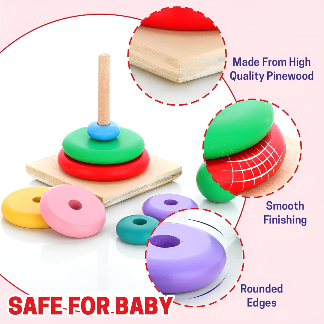 Chanak Wooden Stacking Rings  Key Feature_6