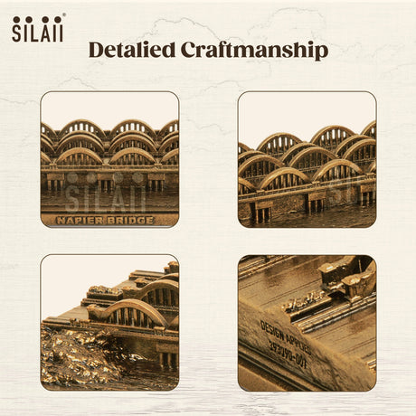 Chennai Napier Bridge 8 in Sculpture  - Antique Bronze