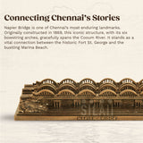 Chennai Napier Bridge 8 in Sculpture  - Antique Bronze