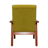 Clifton Wooden Sofa 1- Seater - Teak Finish