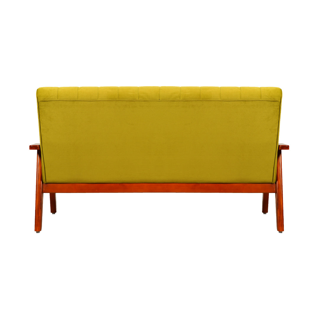 Clifton Wooden Sofa 3-Seater - Teak Finish_4
