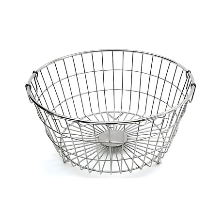 Coconut C24-SS-Y14 Aqua Round SS Dish Drainer Tokra Big_Front View