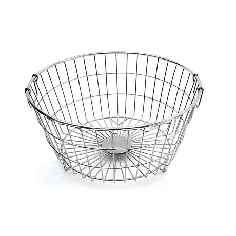 Coconut C24-SS-Y14 Aqua Round SS Dish Drainer Tokra Medium_Front View