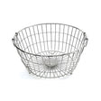 Coconut C24-SS-Y14 Aqua Round SS Dish Drainer Tokra Small_Front View