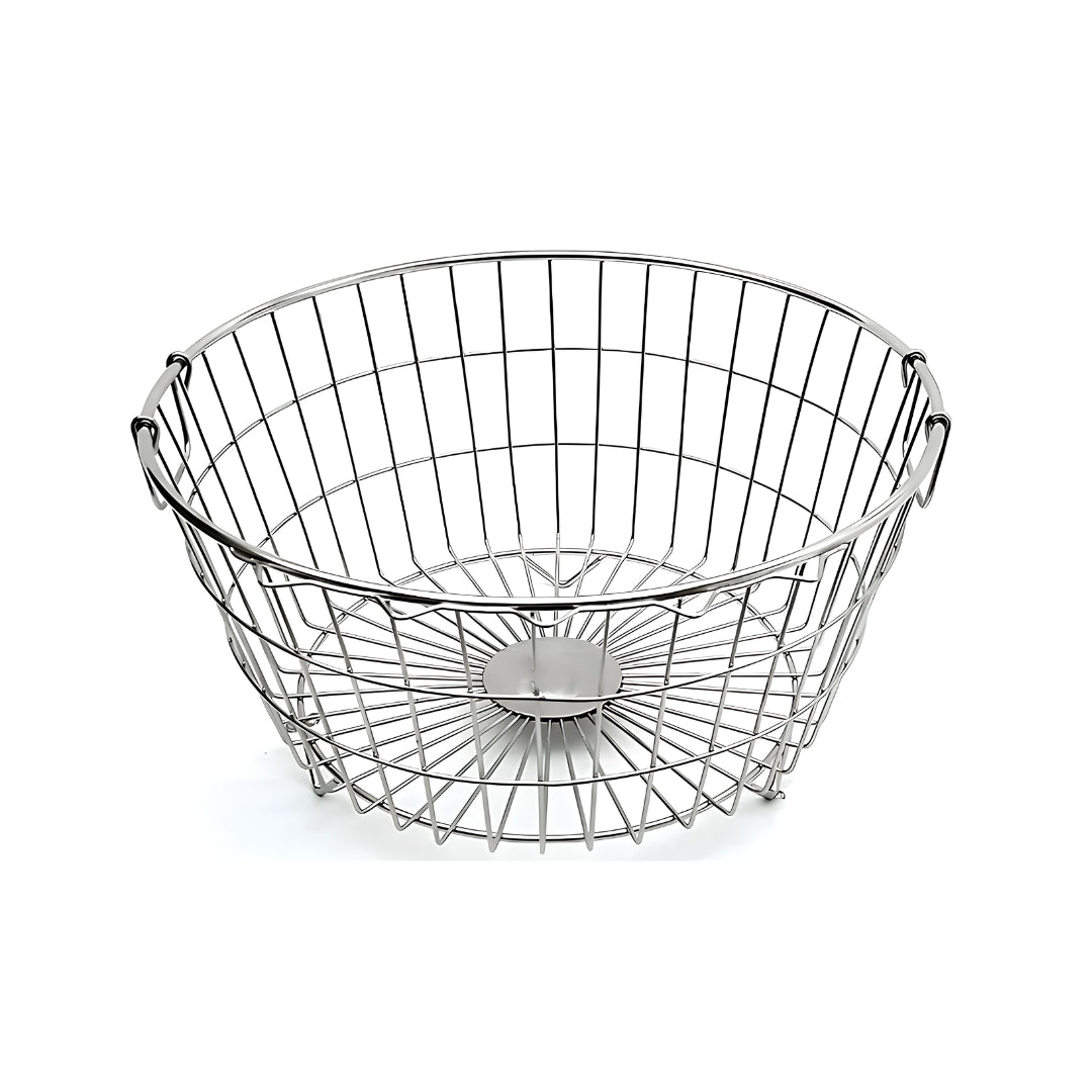 Coconut C24-SS-Y14 Aqua Round SS Dish Drainer Tokra Small_Front View