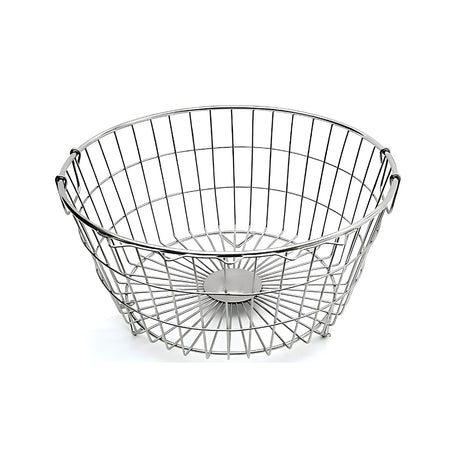 Coconut C24-SS-Y14 Aqua Round SS Dish Drainer Tokra Small_Front View