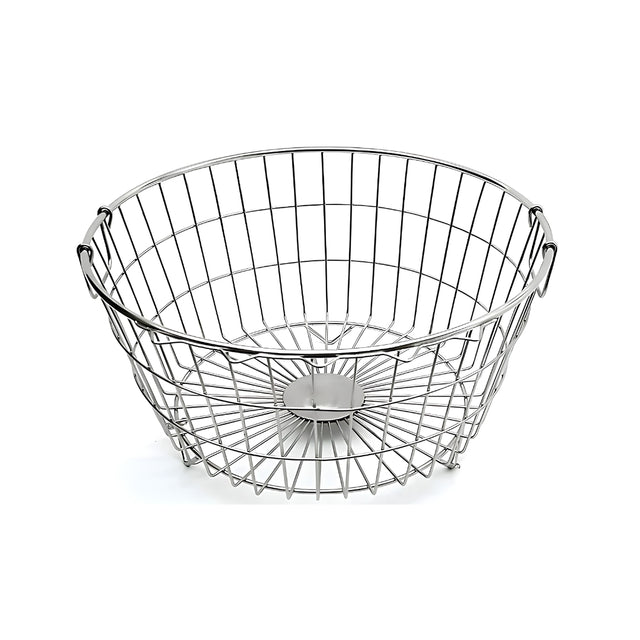 Coconut C24-SS-Y14 Aqua Round SS Dish Drainer Tokra Small_Front View