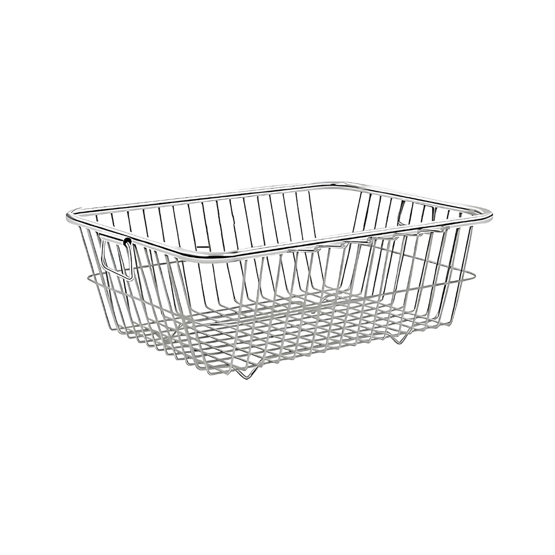 Coconut C24-SS-Y15 Inox Square SS Dish Drainer Basket Small_Front View