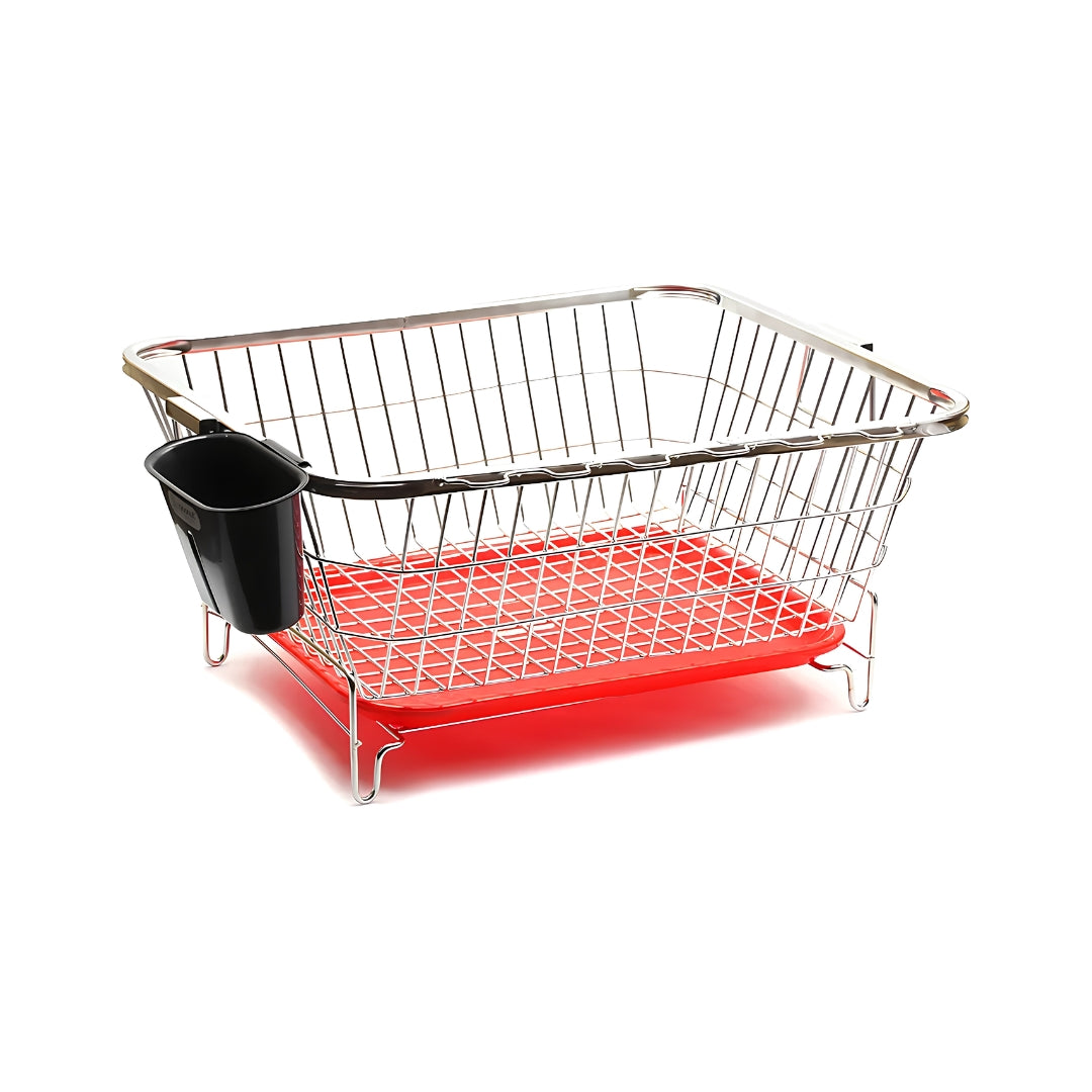 Coconut C24-SS-Y17 Smart Square SS Dish Drainer - Medium_Front View