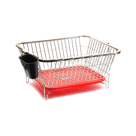 Coconut C24-SS-Y17 Smart Square SS Dish Drainer Basket Big_Front View