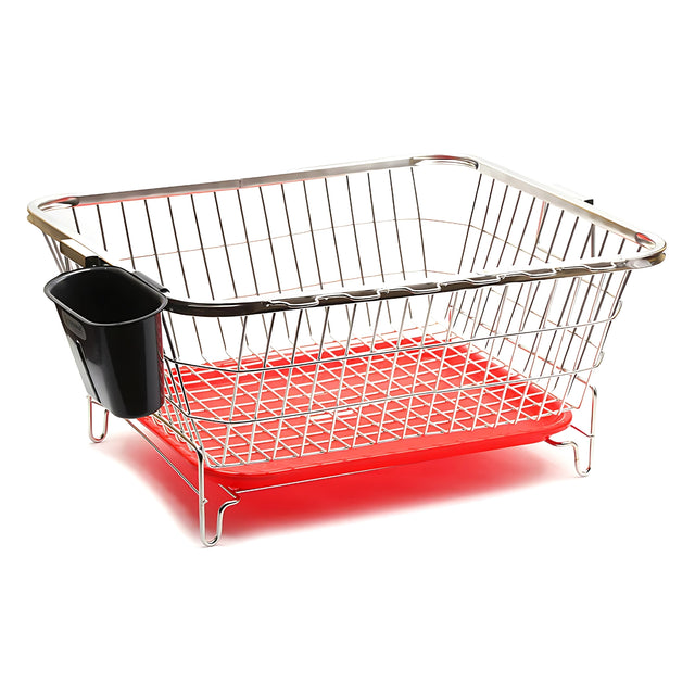 Coconut C24-SS-Y17 Smart Square SS Dish Drainer Basket Small_1
