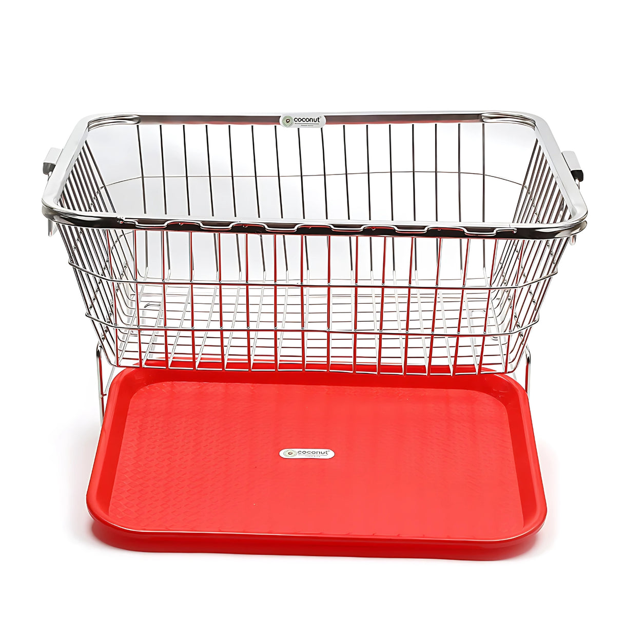 Coconut C24-SS-Y17 Smart Square SS Dish Drainer Basket Small_2