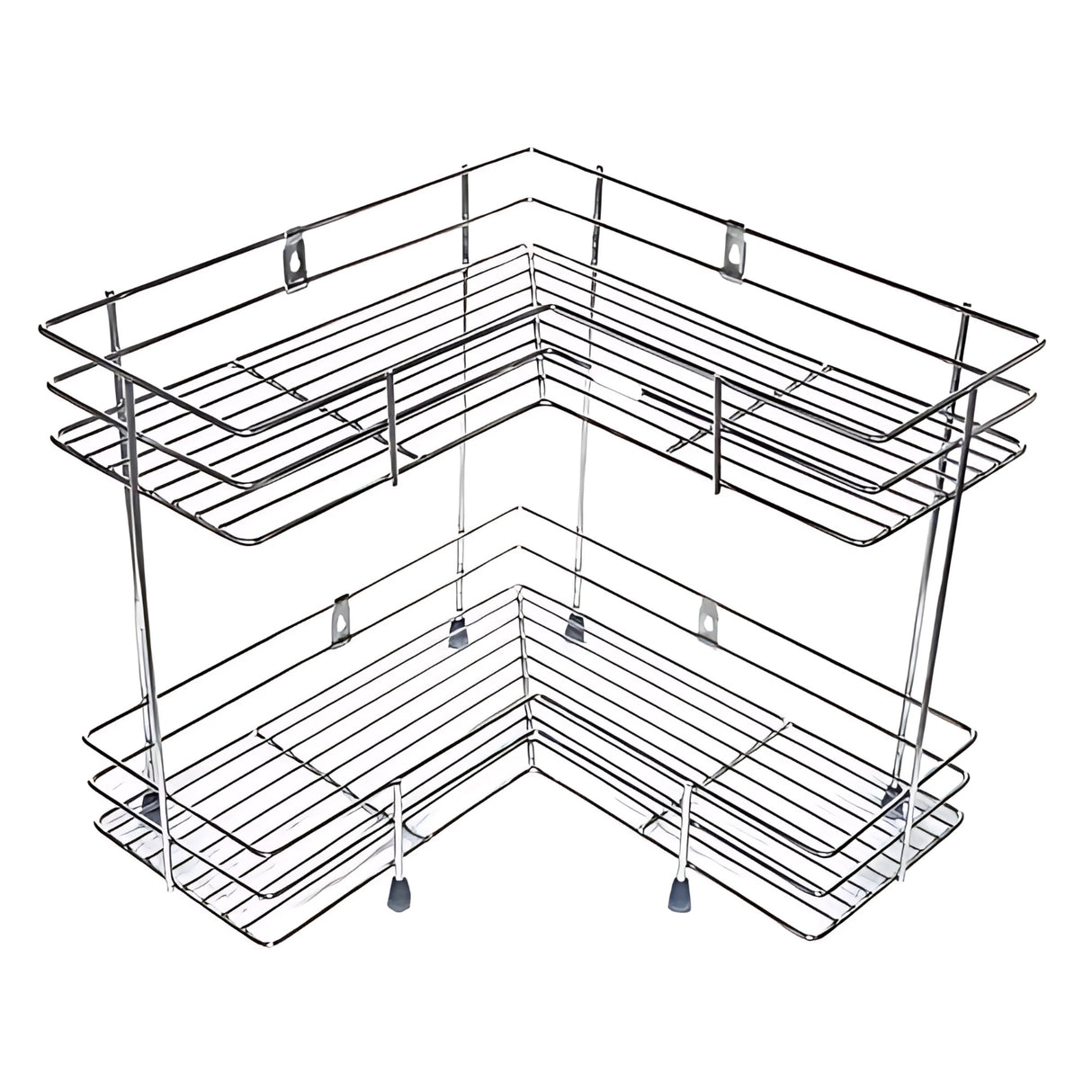 Coconut C24-SS-Y18  L Corner SS Storage Stand 2 Step Small_1