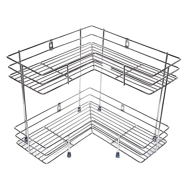 Coconut C24-SS-Y18  L Corner SS Storage Stand 2 Step Small_1