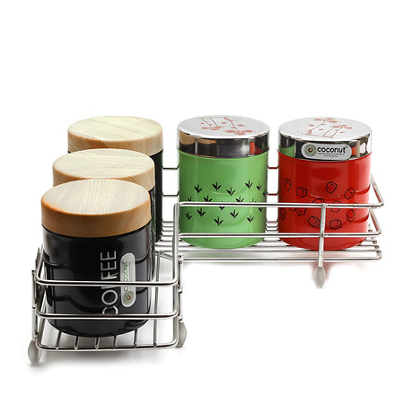 Coconut C24-SS-Y18  L Corner SS Storage Stand 2 Step Small_2