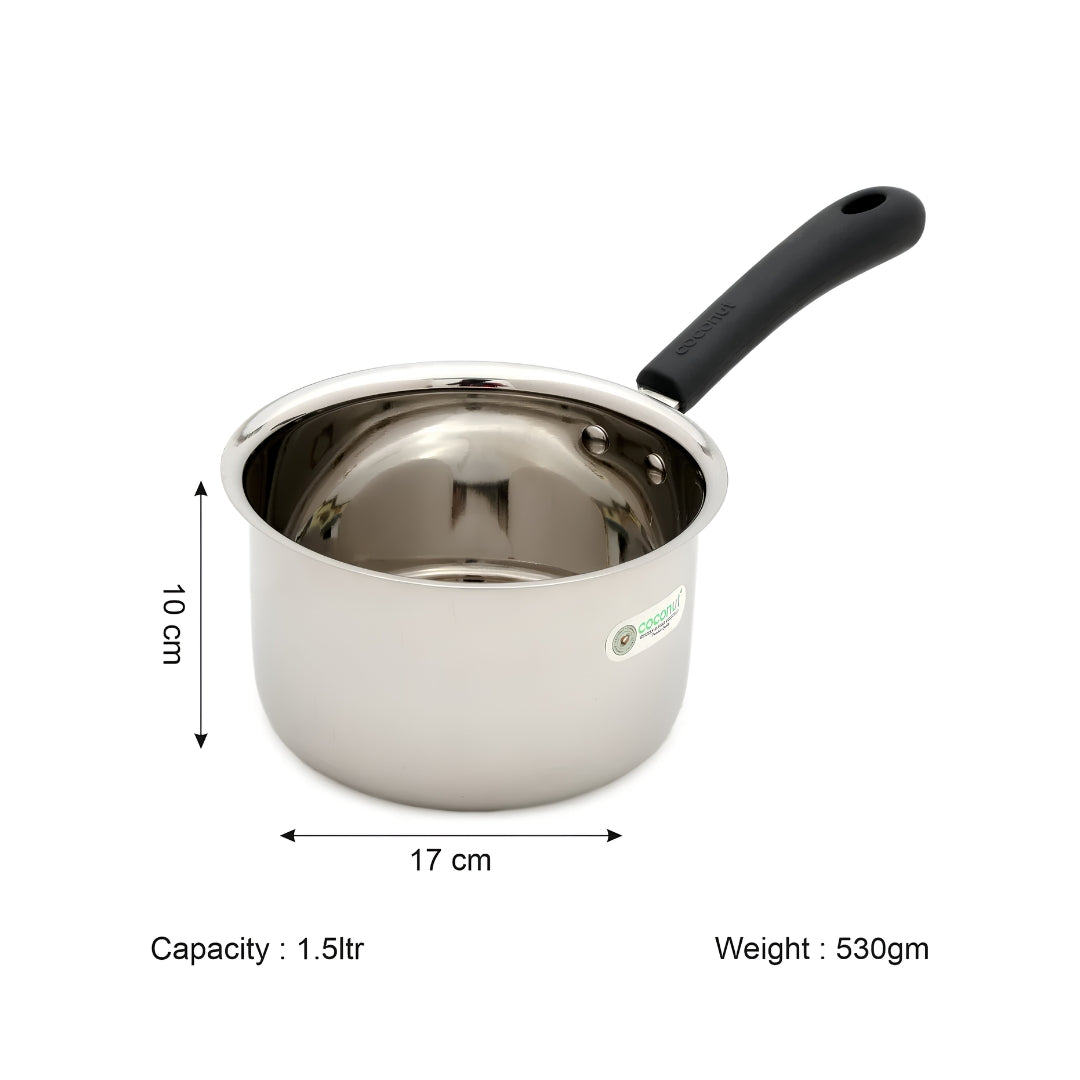 Coconut Cofi Stainless Steel Sauce Pan 1.5 L _ 32 cm_Dimensions