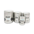 Coconut E11 TCSM Jumbo Matt Stainless Steel Containers Set of 4 - Silver_Front View