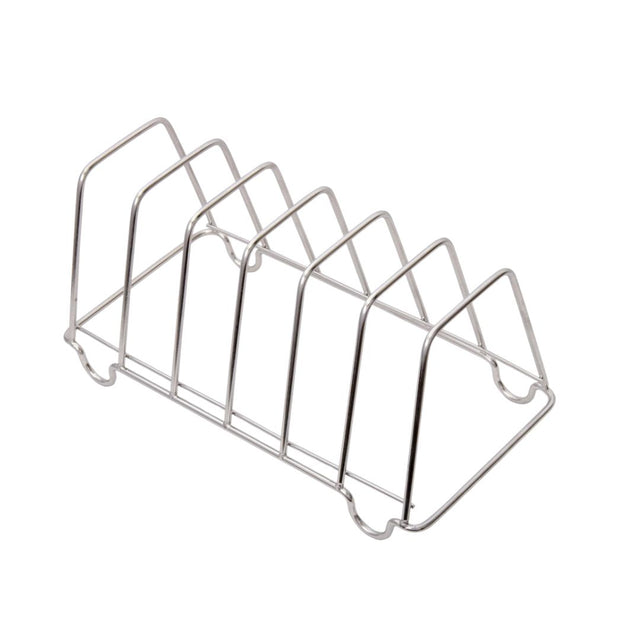 Coconut Y25 Square Stainless Steel Plate Stand - Medium_ Front View (1)
