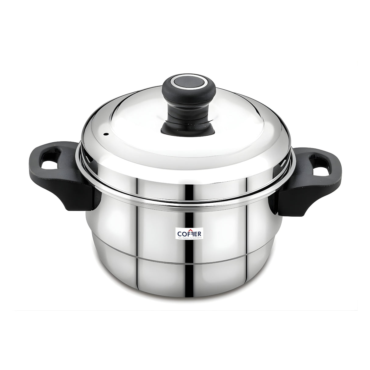 Coffer SS Sambar Mini Idly Cooker 3 Plate_1