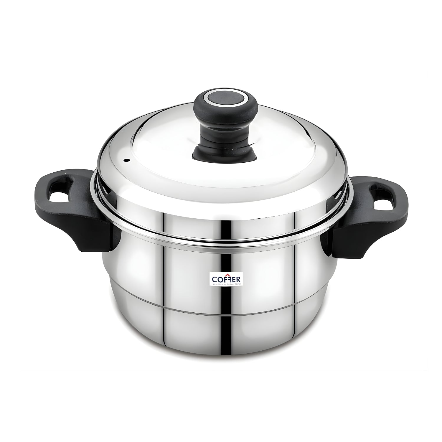Coffer SS Sambar Mini Idly Cooker 3 Plate_1