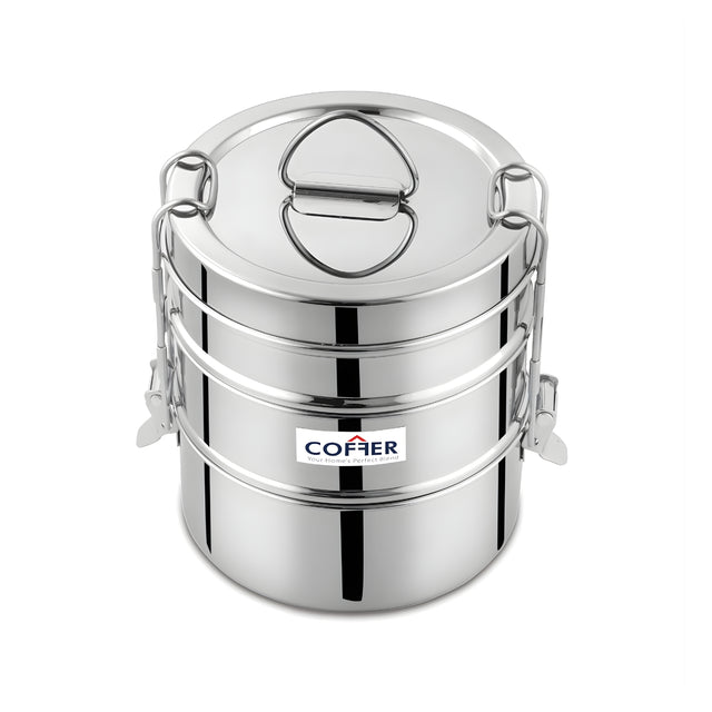 Coffer Stainless Steel Carrier Lunch Box 3 Layer_1