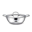 Coffer Triply SS Omega Extra Deep Kadai With Lid 22 cm \ 2.5 L_1