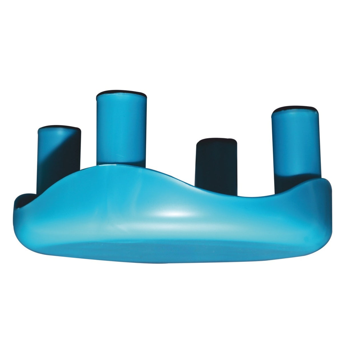 Settle Crest Plastic Foot Stool - Pearl Blue
