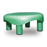 Settle Crest Plastic Foot Stool - Pearl Green