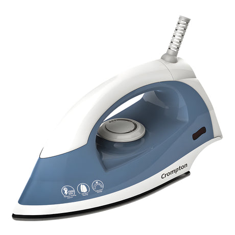 Crompton Brio Dry Iron 1000 Watts - Sky Blue with White_1