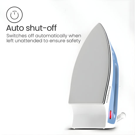 Crompton Brio Dry Iron 1000 Watts - Sky Blue with White_2