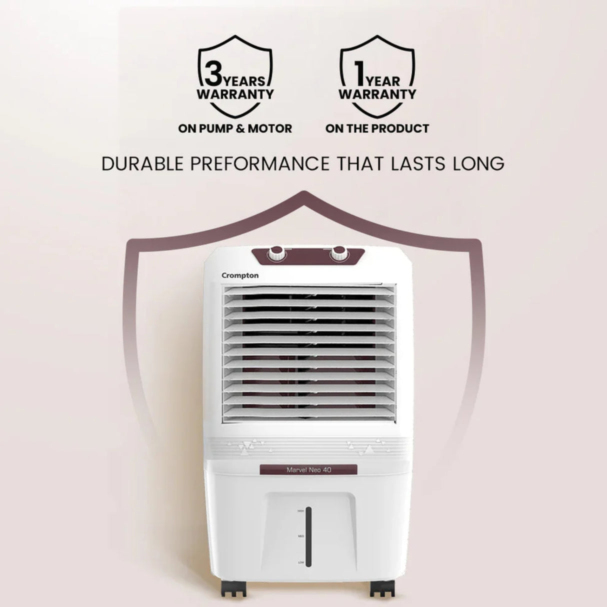 Crompton Marvel Neo Personal Air Cooler 40 L - White_3