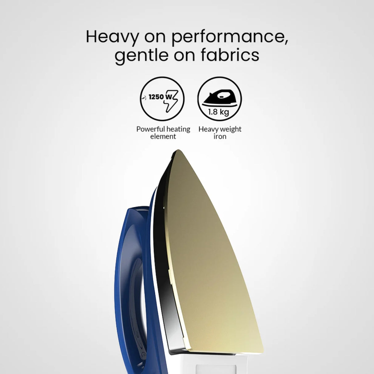 Crompton Rhino Plus Dry Iron 1250 Watts -  Blue_4