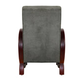Dakota Wooden Sofa 1 Seater - Light Walnut Finish