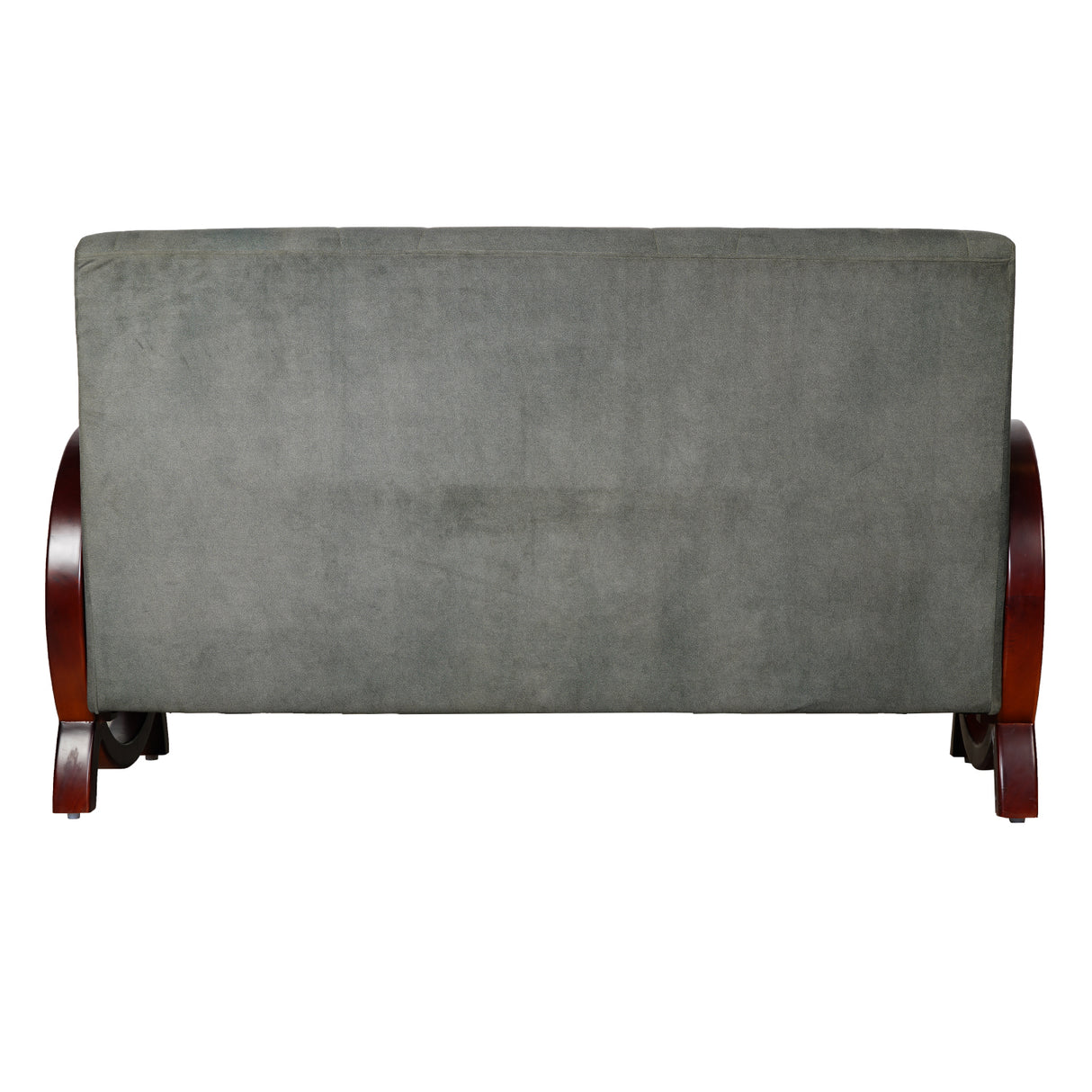 Dakota Wooden Sofa Set (3+1+1-Seater) - Light Walnut Finish