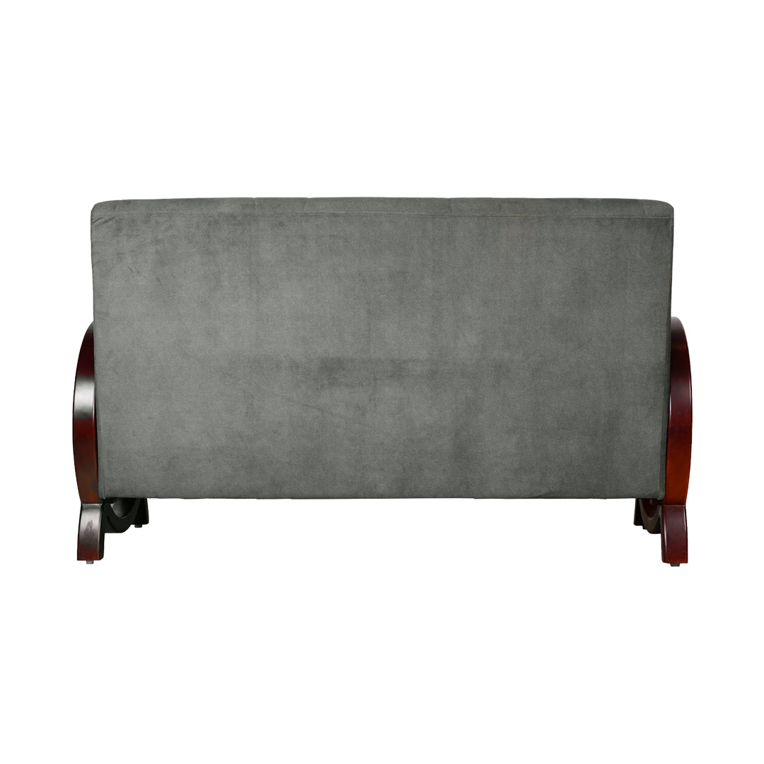 Dakota Wooden Sofa 3-Seater - Light Walnut Finish_4