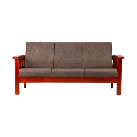 Dallas Classic Wooden Sofa 3-Seater - Honey Finish_2