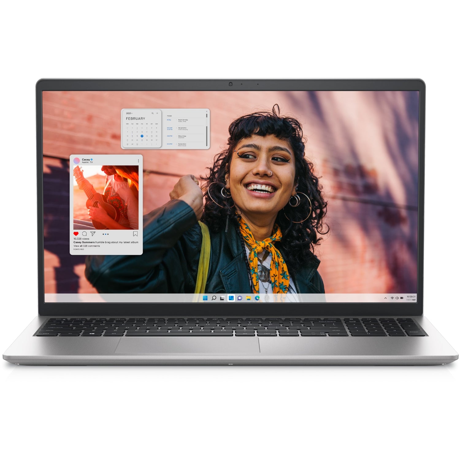 Dell Laptop OIN353010051RINS1MO - i3 13th Gen 8GB RAM 512GB SSD Win11 MS Office 2024 Platinum Silver_1