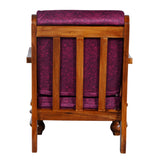 Denver Luxe Wooden Sofa Set (3+1+1-Seater) - Natural Finish
