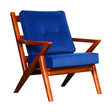 Derby Wooden Sofa 1-Seater - Light Walnut Finish_1
