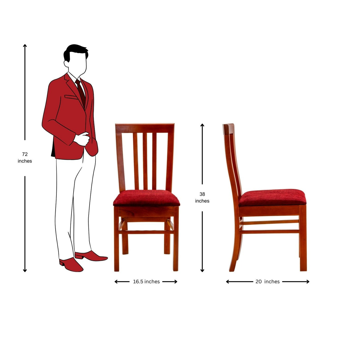 Rostok Pro Timeless Dining Chair - Teak Finish