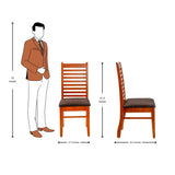 Walford Pro Premium Dining Chair - Teak Finish