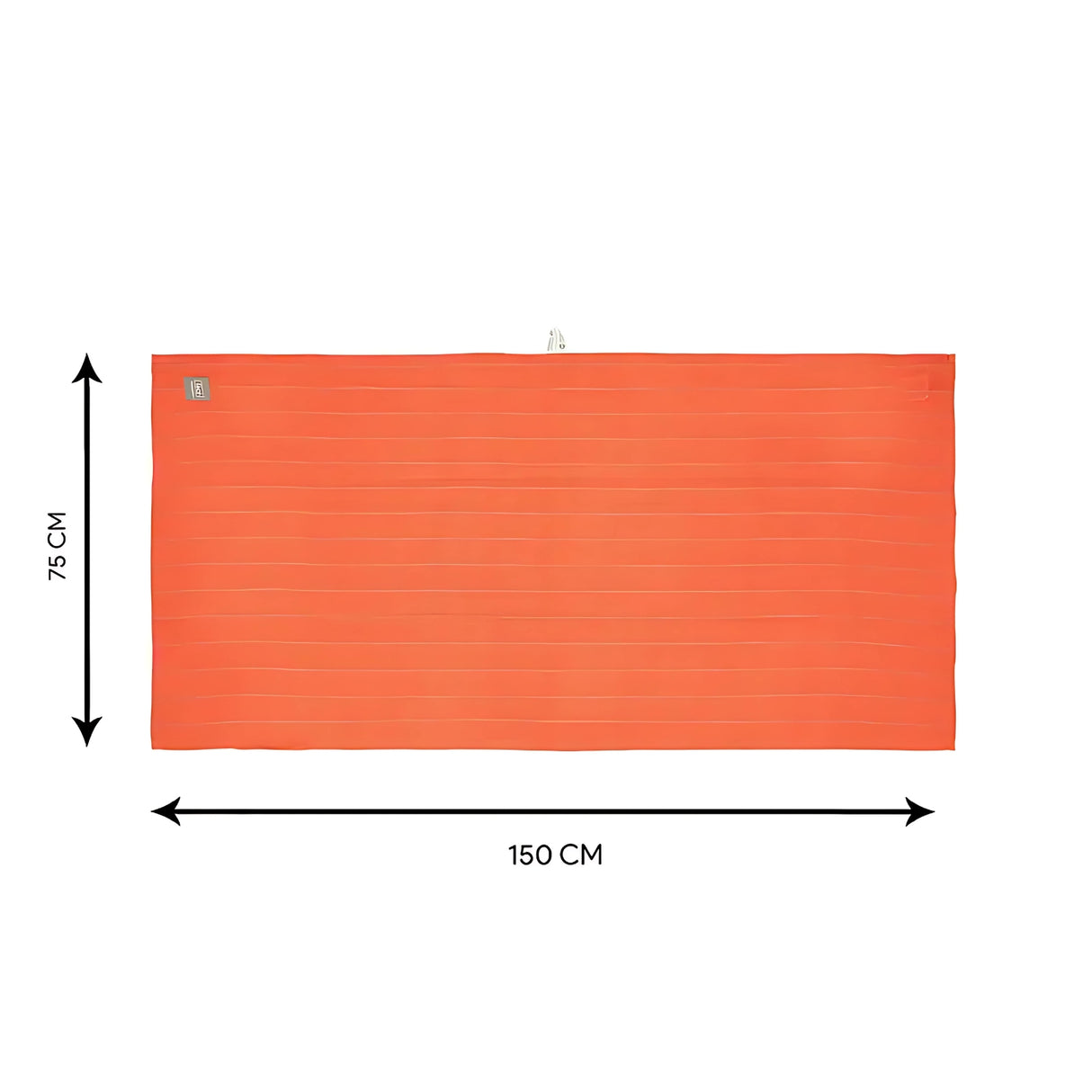 Doctor Towels Banana Double Cloth Bath Towel  75x150 cm - Rustic Orange